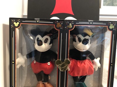 mickey and minnie 90th birthday plush