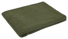Rothco Olive Drab Wool Rescue Blanket - 10430