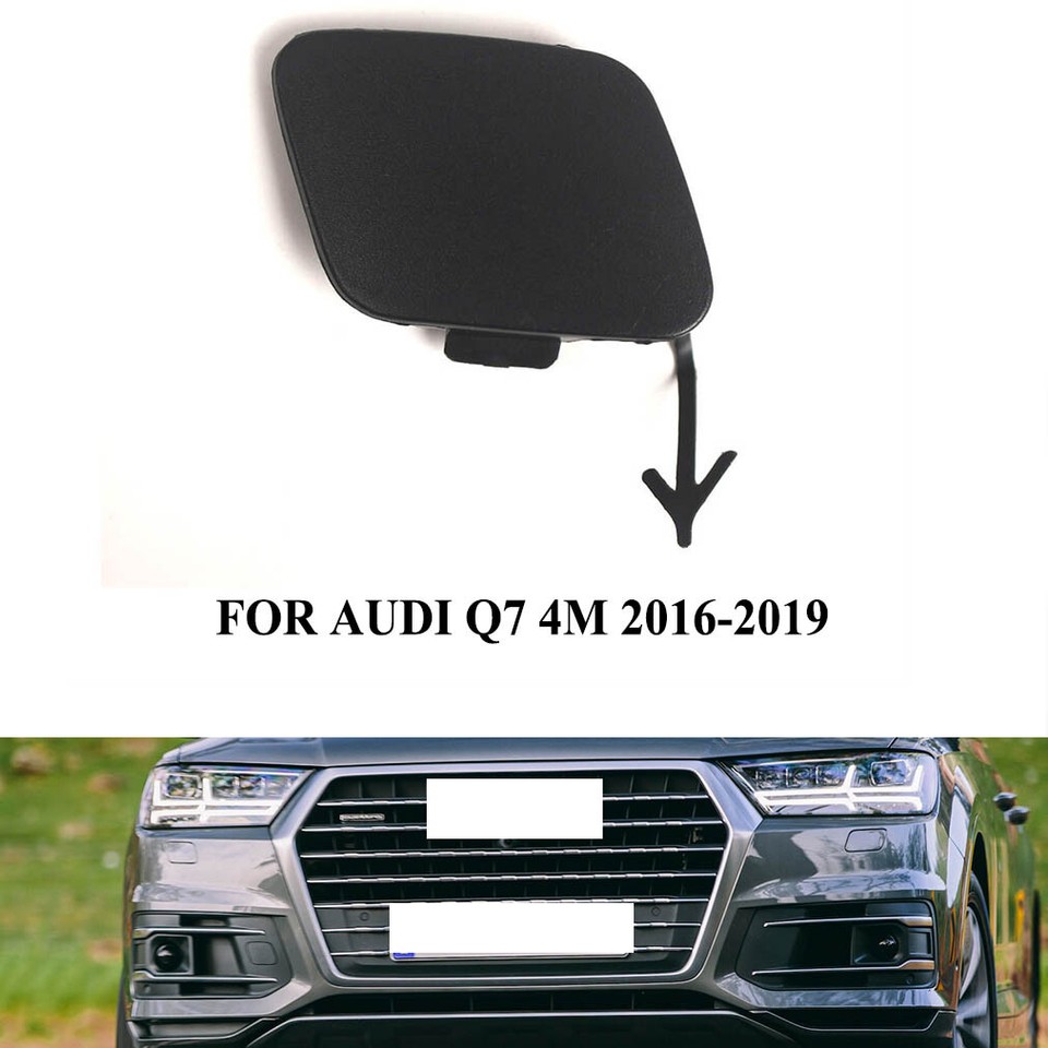 Front Bumper Trailer Towing Tow Hook Eye Cover For Audi Q7 4M 20162019