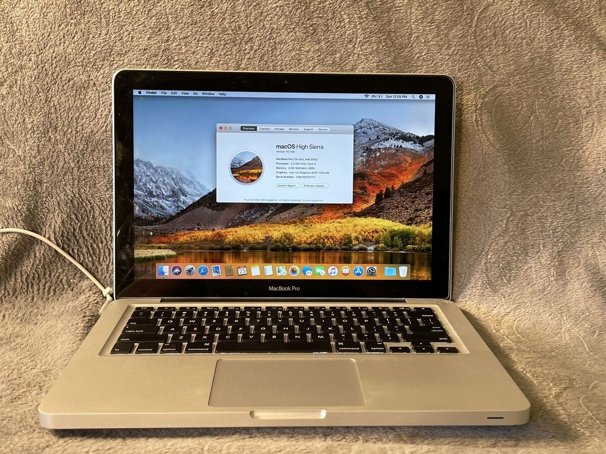 Apple MacBook Pro Mid 2012 i5-3210M 2.5 GHz 4GB RAM 500GB HDD MD101ll/A A1278 #6 Apple MacBook Pro Mid 2012 i5-3210M 2.5 GHz 4GB RAM 500GB HDD MD101ll/A A1278 #6
