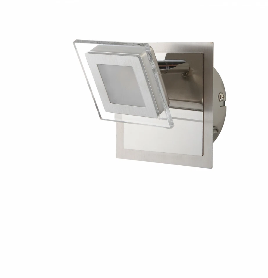 LED Wandleuchte Strahler Spot Cholet Nickel Matt 1flg. Schwenkbar 3000K 1800lm - Bild 2 von 4