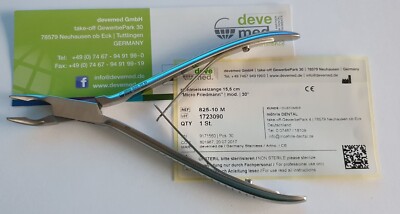 Hohlmeisselzange Mikro Friedmann mod. 30 ° gebogen 15,5 cm