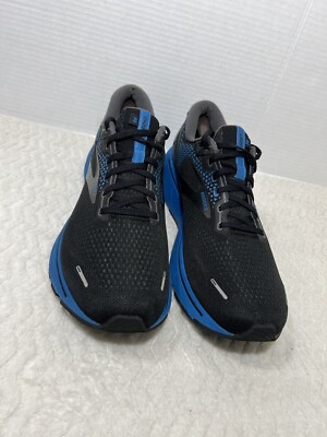 Brooks Mens Ghost 14 1103691D056 Black Running Shoes Sneakers Size 12.5 D Brooks Ghost 14 Black Blue Running Shoes 1103691D056 Mens  main image 3