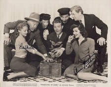 Red Skelton & Ann Rutherford (Whistling In Dixie) (Vintage) signed 8x10 photo