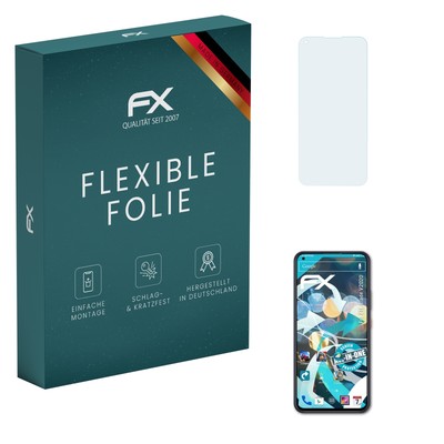 atFoliX 3x Folie für ZTE Blade V2020 Schutzfolie klar&flexibel
