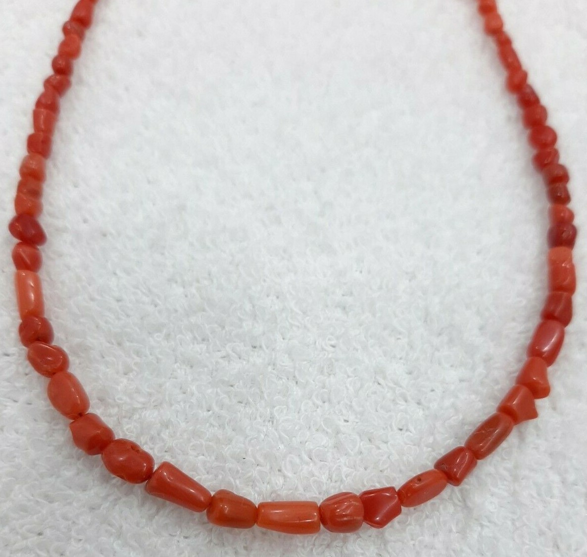 Perles De Corail 100% Naturelles Méditerranée Italie - Lot De 4 Rondels - Neuf Sans Emballage