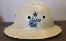 ED Bullard Hard Boiled Hard Hat USA Distressed Man Cave Serge Jackson Vtg READ 