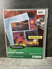 Photo PRESENTATION Pages 10 PACK 4”x6” Clear Acco 21462 Wilson Jones