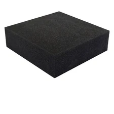 FoamTouch 24"x24" Square Charcoal High Density Upholstery Foam Cushion