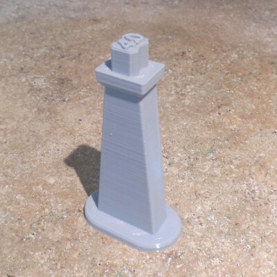 4'' Tall Track Support Column Pier for Disney Monorail Play Set