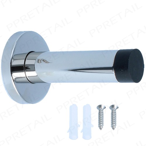 HUGE RANGE QUALITY DOOR STOPPER Stop Buffer Rubber Small Large Long Gold Silver - Picture 29 of 30