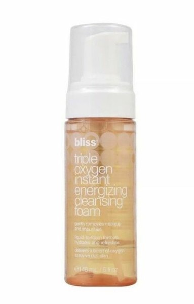 bliss triple oxygen face wash