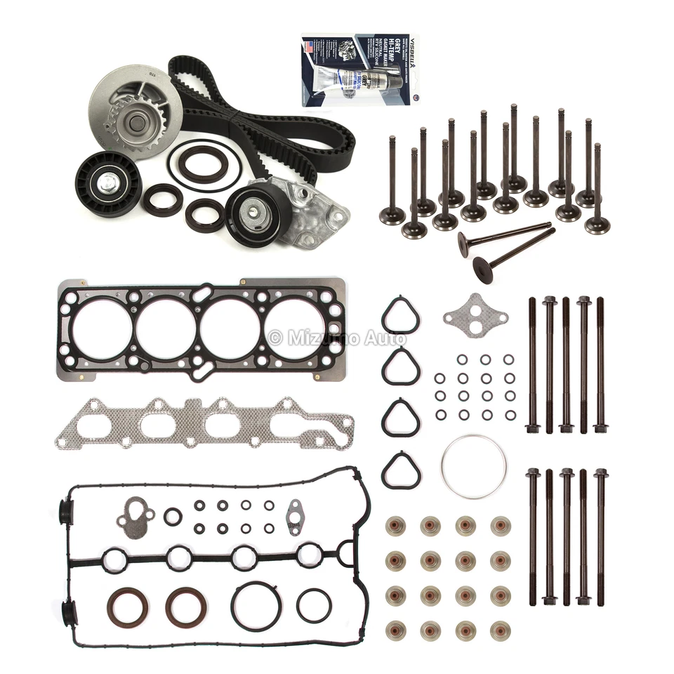 Head Gasket Set Valves Timing Belt Kit Fit 06-08 Chevrolet Aveo Aveo5 1.6L DOHC - Image 4 of 4