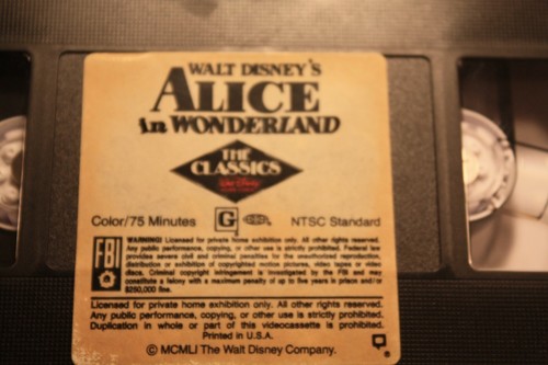 ALICE IN WONDERLAND (VHS, 1999) Good Con'd & Ships Free - Imagen 4 de 6