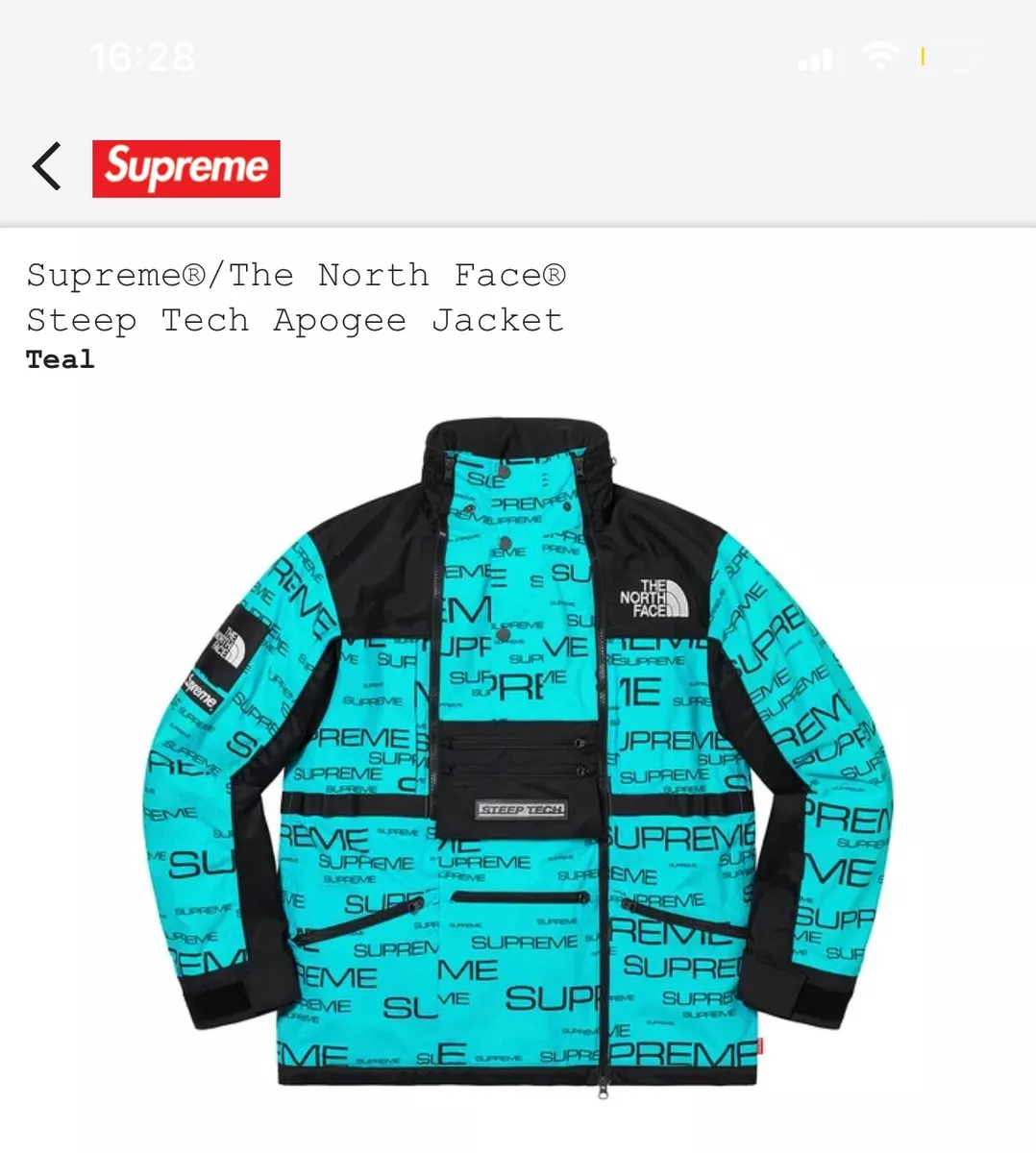 supreme/ the north face steep tech fleece jacket | eBay