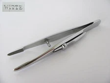 WWII GERMAN MEDICAL SURGICAL ARTERY CLAMP FORCEPS WITH SLIDE CATCH E.WITTE