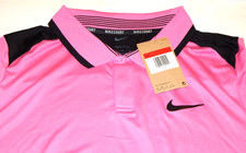 NikeCourt Advantage Dri-Fit Mens Tennis Polo Shirt Men's Size L FD5314-675 Pink