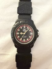 TAG Heuer Formula 1 383.513/1 Black Red Dial Quartz Mens Watch Parts.