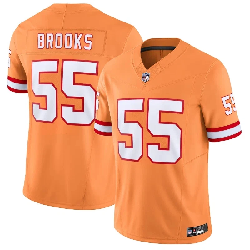NWT Men's Buccaneers 2025 Orange Retro Game Jersey