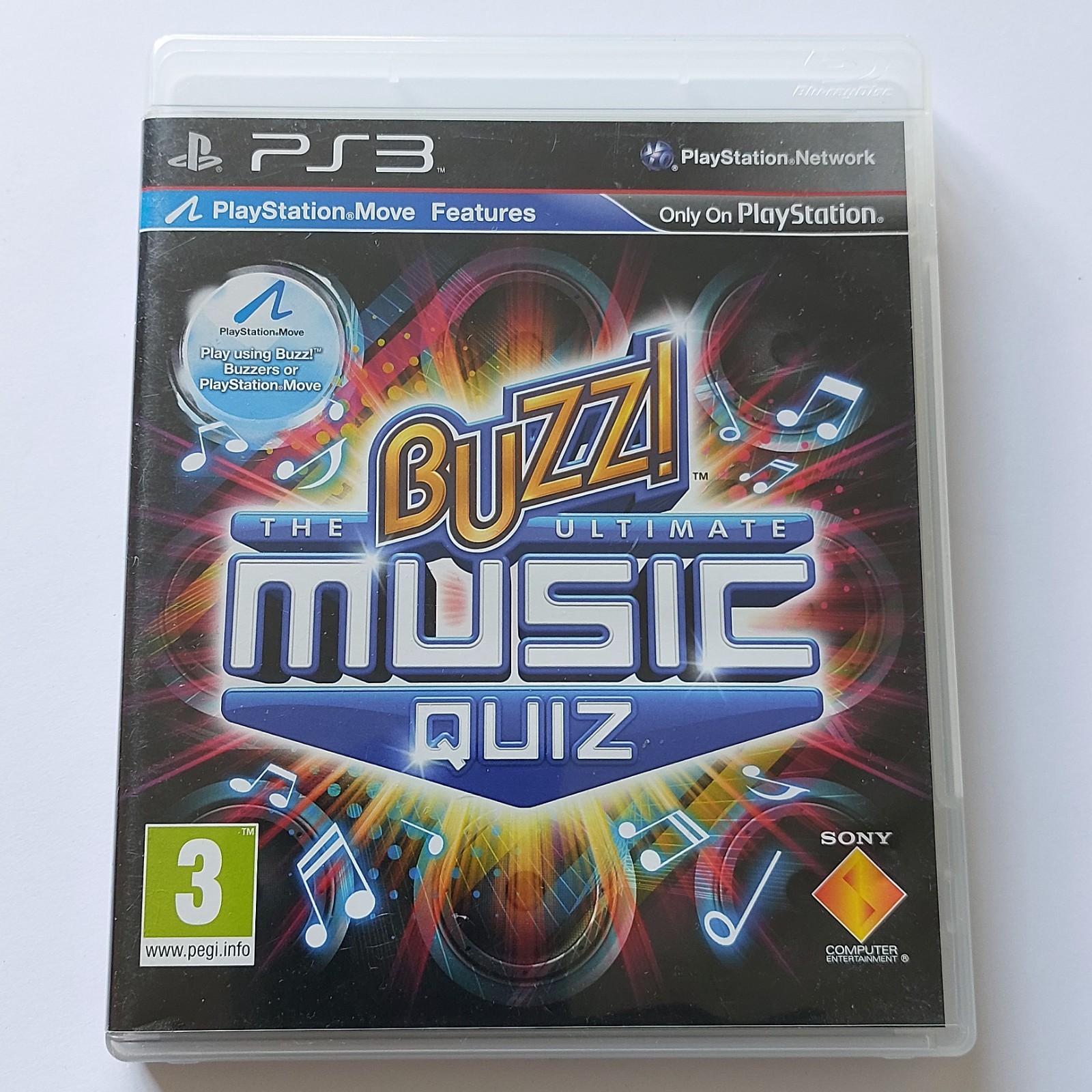 PS3 - Buzz! The Ultimate Music Quiz (Sony PlayStation 3, 2010) PAL With Manual