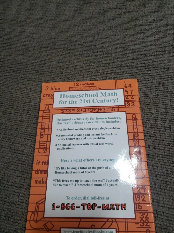 Teaching Textbooks Math 5 CD-ROM Set - Very Good - Homeschooling Greg Sabouri - Image 3 of 3