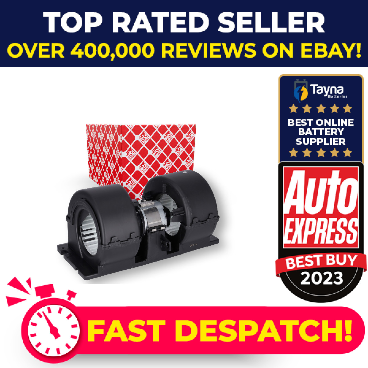 Interior Blower Motor 46345 Febi Heater 20443820 20443822 20926019 Quality New