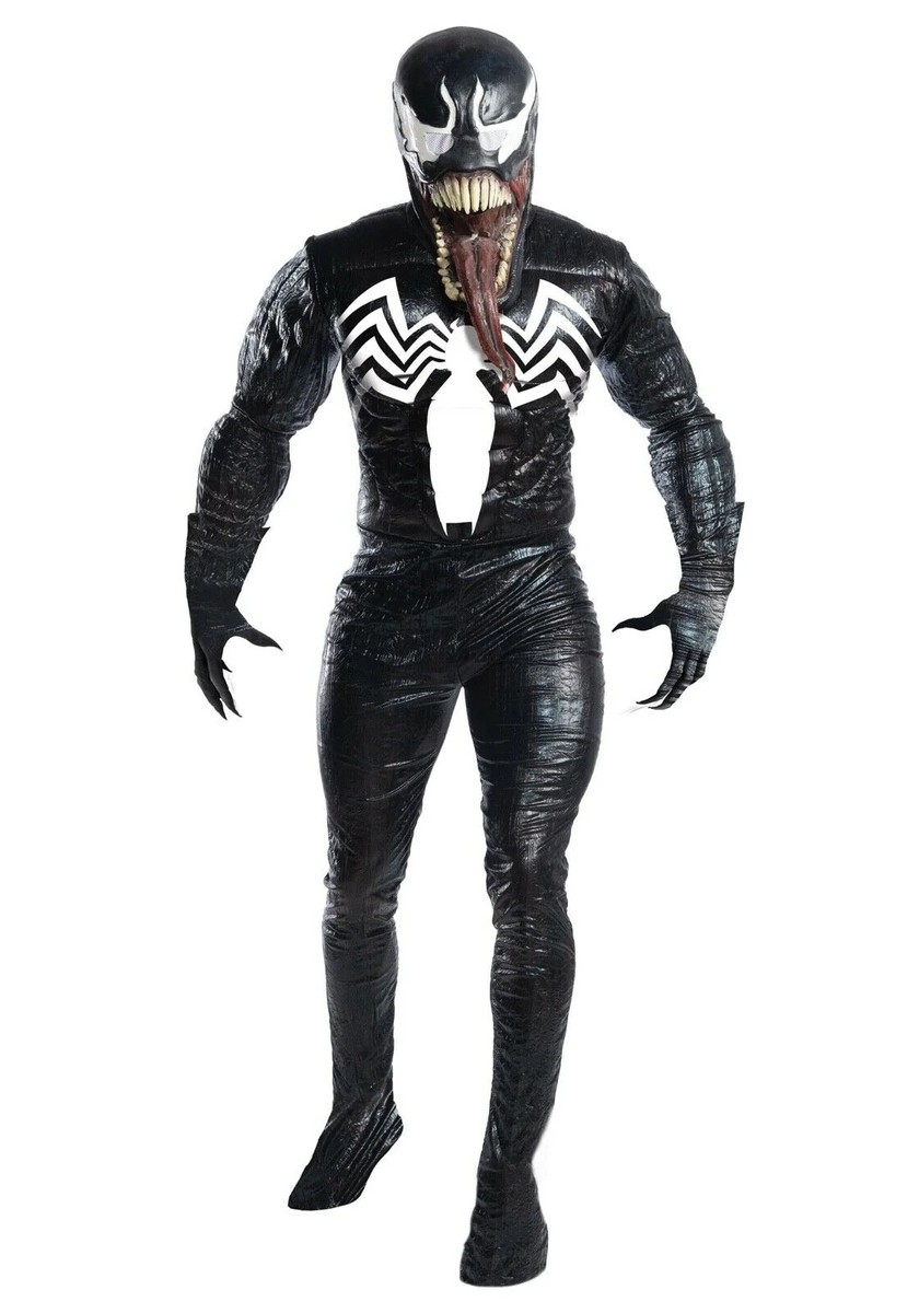 Marvel Comics Premium Deluxe Venom Padded Costume Jumpsuit Mens