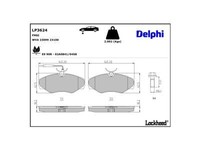 Delphi Bremsbelagsatz, Scheibenbremse LP3624 FüR Renault