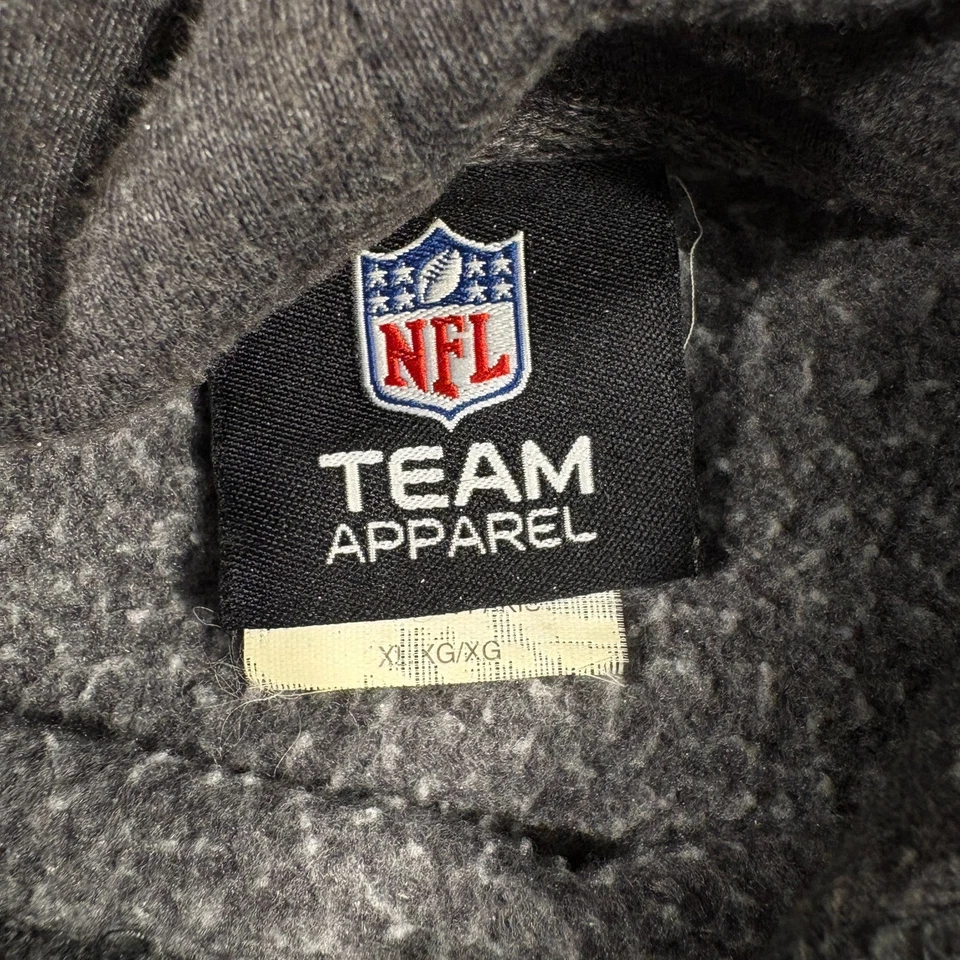 Sudadera con Capucha Vintage New York Giants Hombres XL Negra Equipo Ropa Fútbol NFL Forrada Logo Foto 3 de 4