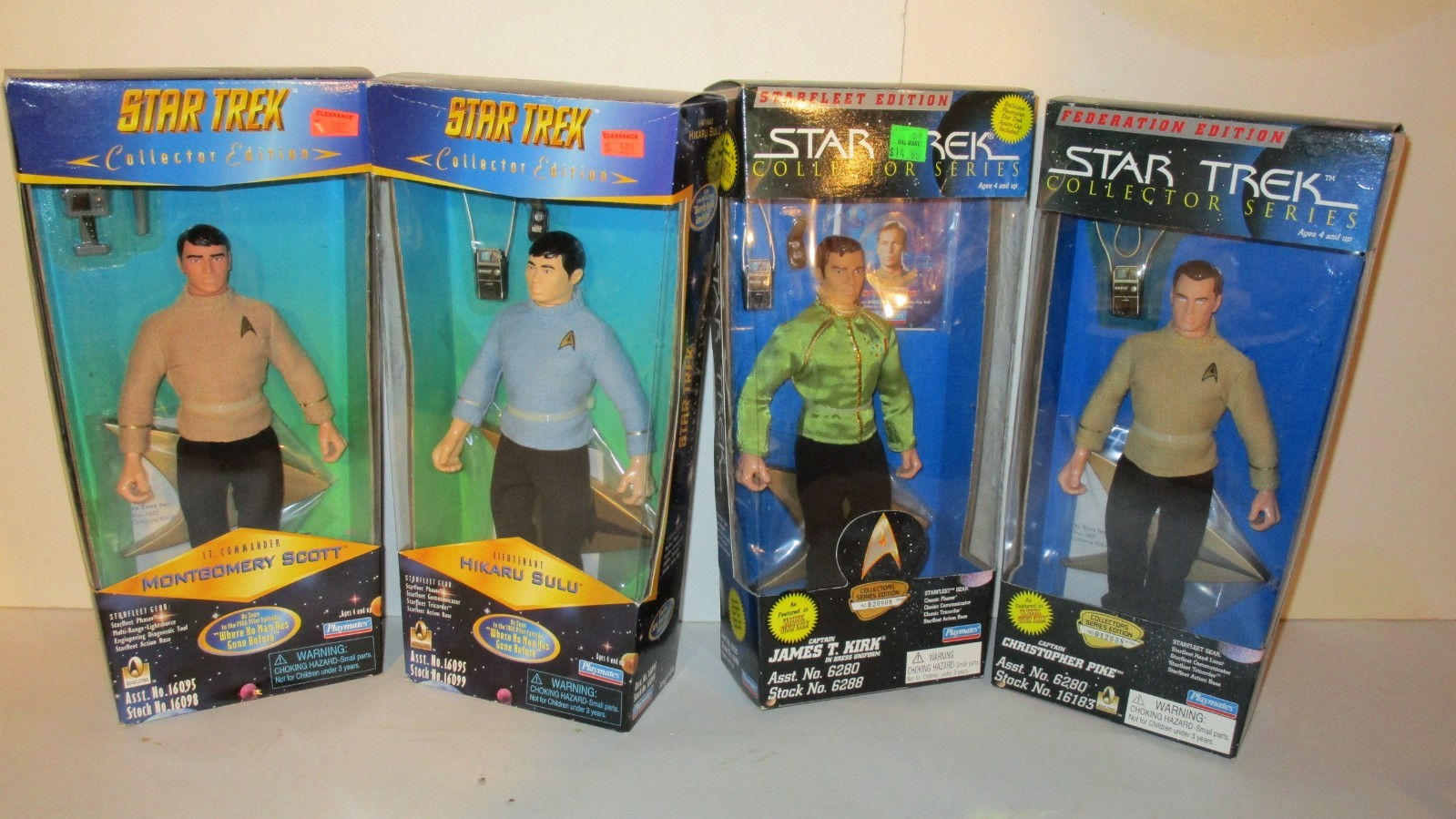S Lot Of 4 Figures By Playmates