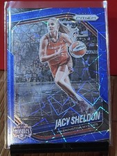 2025 Panini Prizm WNBA Blue Velocity Jacy Sheldon #113