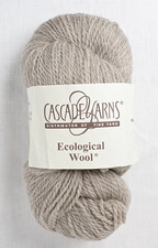 Cascade Yarns Ecological Wool 250g 1 Skein Taupe 8061