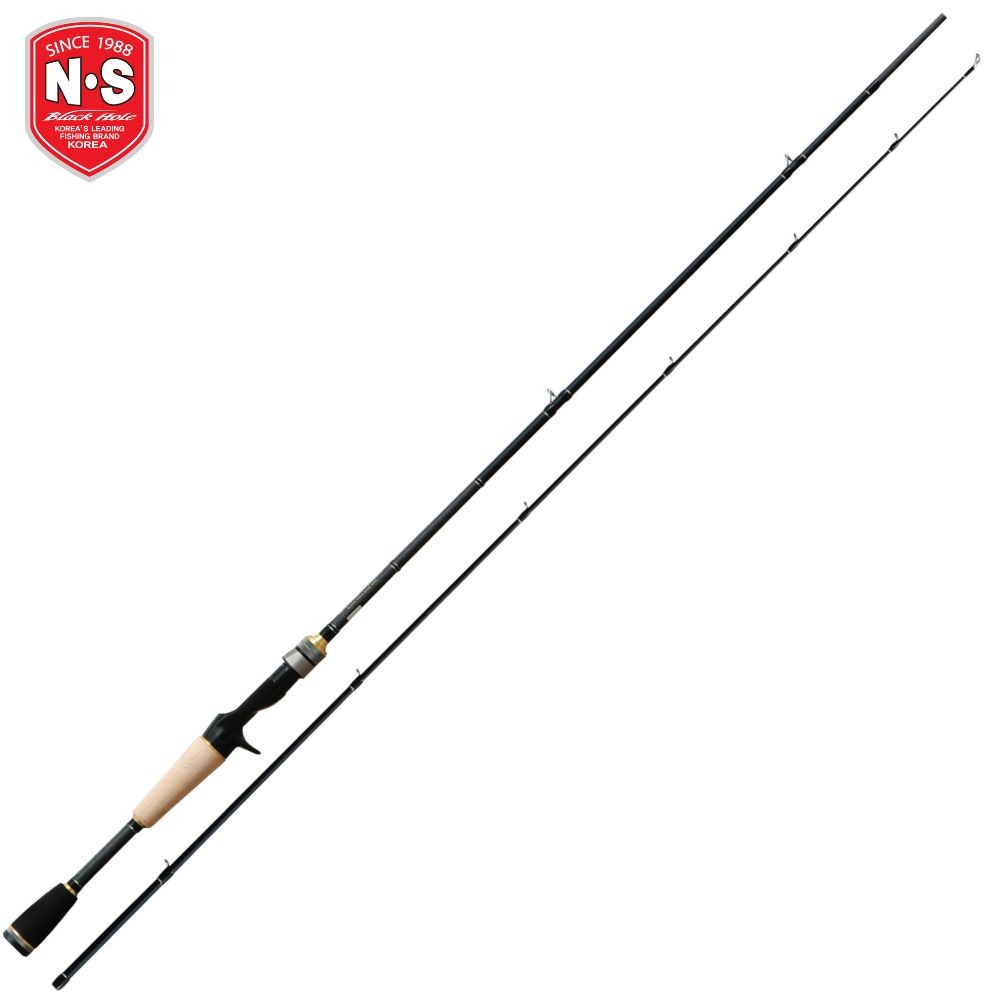 Удилище для ловли окуня NS BLACK HOLE Bass Baitcasting Rod AVENGER BAC-682M