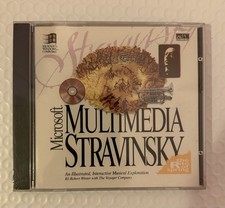Microsoft Multimedia Stravinsky Interactive Musical Exploration Audio CD New .