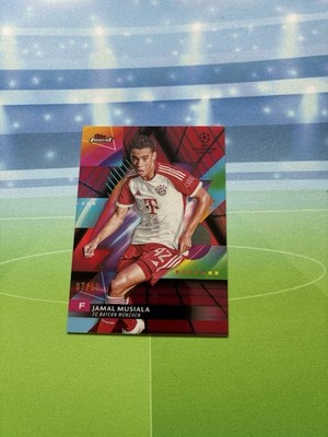 2023-24 Topps Finest UCC Jamal Musiala Red Black /10 Bayern München