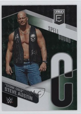 2023 Panini Donruss Elite WWE Spellbound Green Stone Cold Steve Austin HOF 01sb