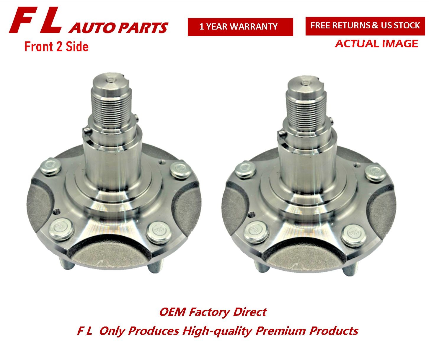 For Honda Acura NSX 1991 1992 1993 1994 1995 1996 1997-2005 Front Wheel Hub L&R