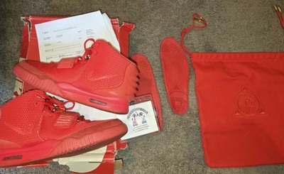 Size 10 - Nike Air Yeezy 2 SP Mid Red October