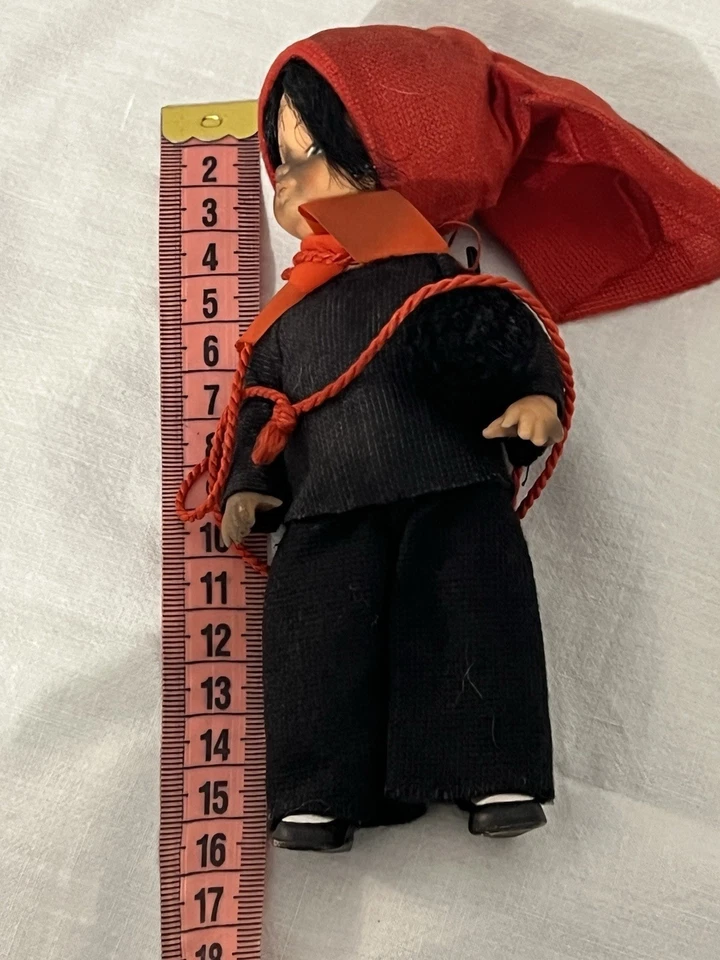 Poupée Ancienne Ari En Caoutchouc T 16 cm le Petit Ramoneur  - Photo 4/4