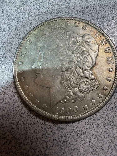 1900 P AU Morgan Dollar 90% Silver  Ungraded You Decide Nice Example