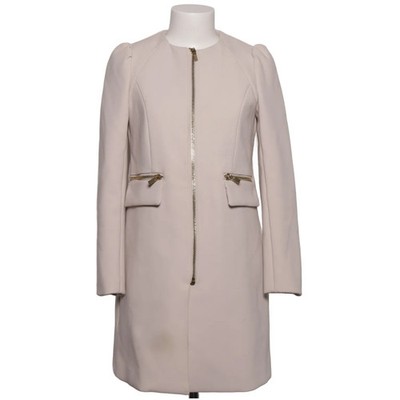 H&M, Mantel, Damen, Größe: 34, Beige, Elasthan/Polyester/Viskose #TUl
