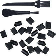 20 Pcs USB C Dust Plugs Cover for Iphone 17 Pro/Pro Max/Air/ 16/15 Series, Samsu