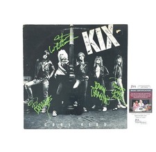 KIX Rare Band Signed Autographed Cool Kids Vinyl Record Album JSA COA Hard Rock