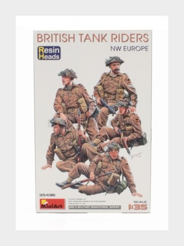 Miniart 35496 Figuren Soldaten Britische Panzerbesatzung 1/35 Bausatz-image