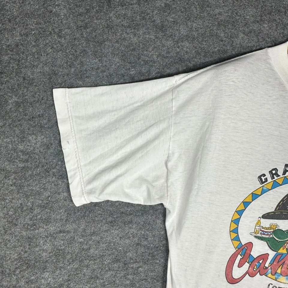 Camiseta De Colección Años 80 Puntada Única Crazy Gator Cantina Cozumel Camiseta Para Hombre Grande Foto 3 de 4
