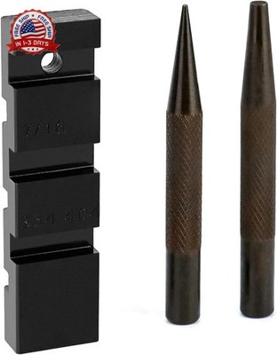 QWORK Pocket Chainsaw Breaker, 3Pcs Chain Saw Rivets and Chainsaw Link Removal T