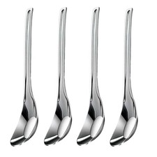 Thickened Stainless Steel Soup Spoons, Asian Chinese Japanese 1.5 7Inches 4