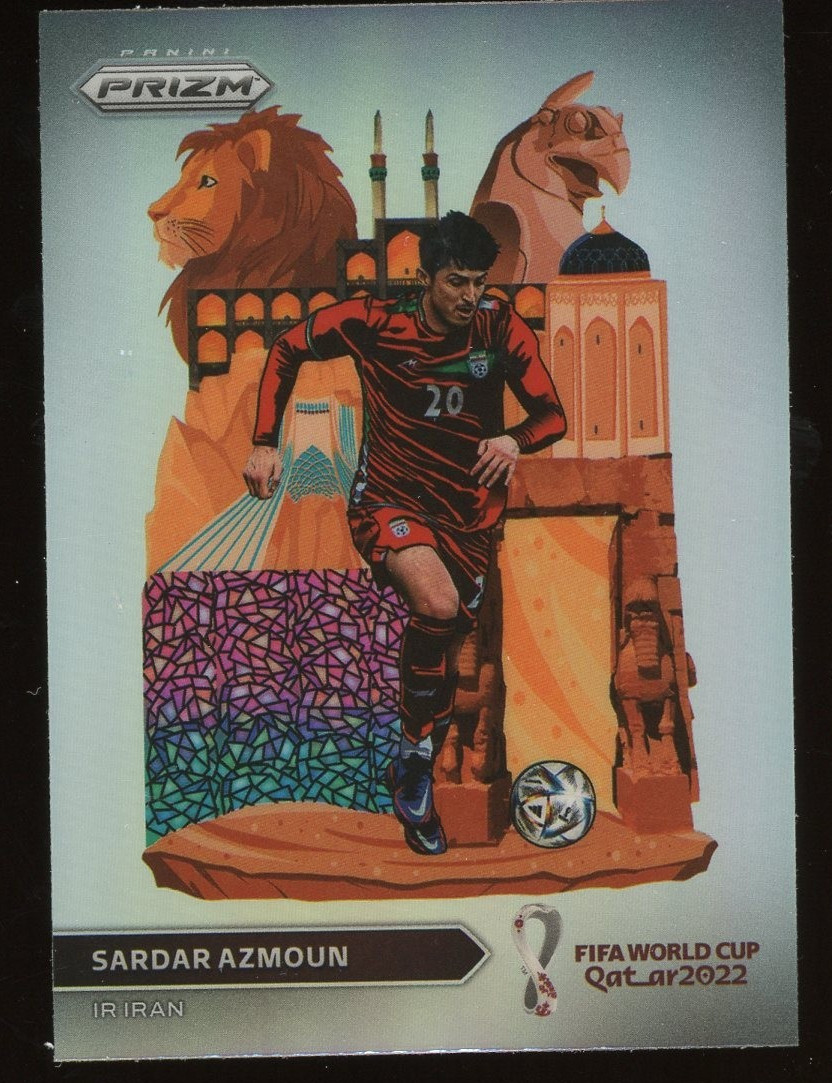 2022 Panini Prizm FIFA World Cup Soccer National Landmarks #13 Sardar Azmoun