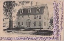 Washington Tavern Westfield Massachusetts MA 1906 Federal Architecture Postcard