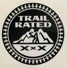 Off Road 4x4 Decal Sticker Fun Adult Humor Trail Rated.